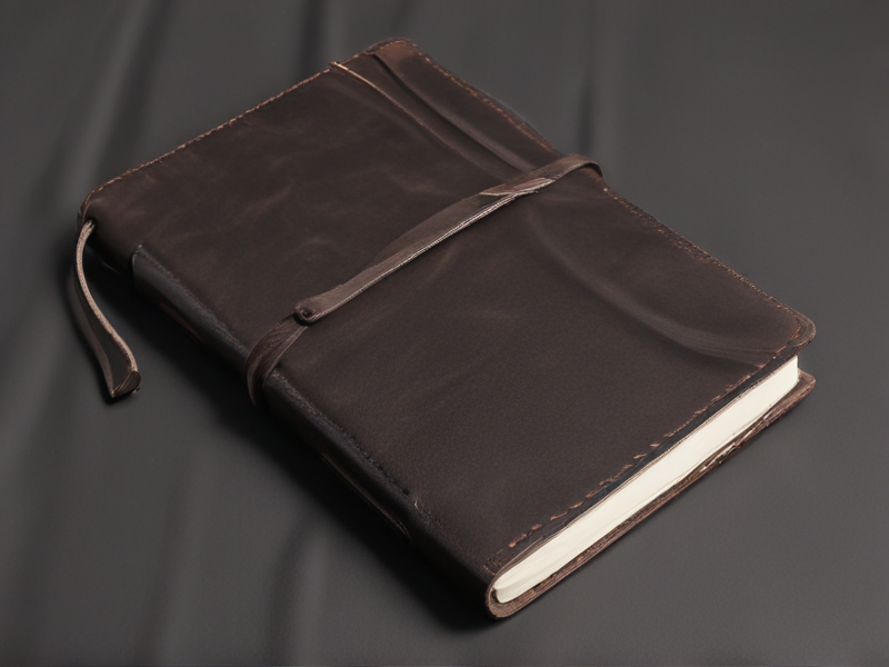 customizable leather notebook