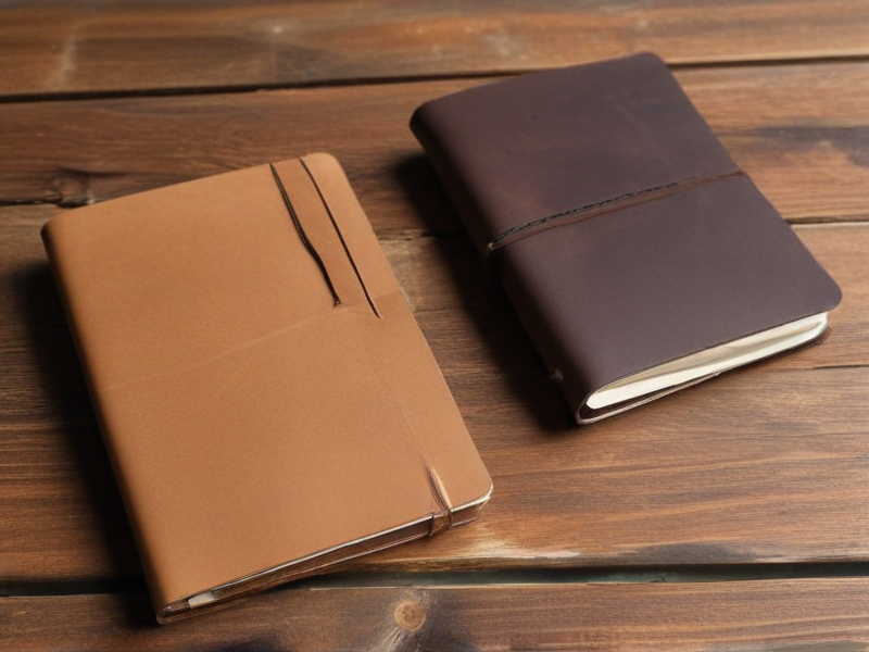 customizable leather notebook