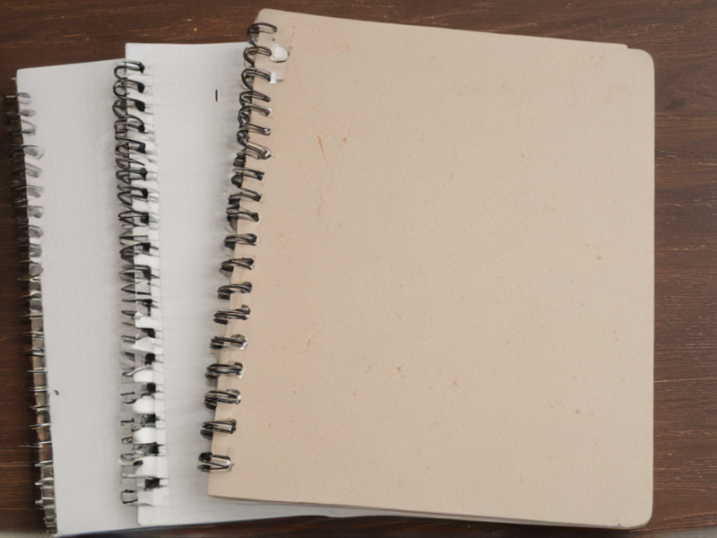 standard spiral notebook size